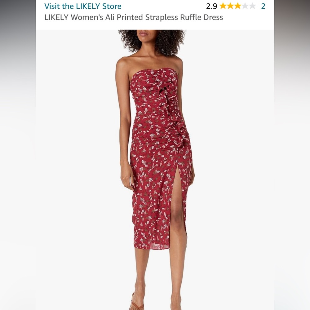 NWT Likely midi dress